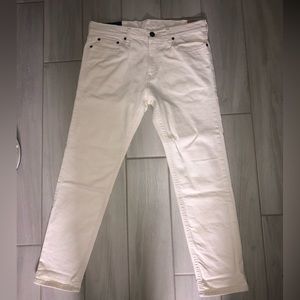 NWT Hollister Size 33 Skinny Fit Beige White